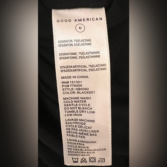 Good American 90’s Hot Shoulder One Piece in Black - Picture 5 of 8